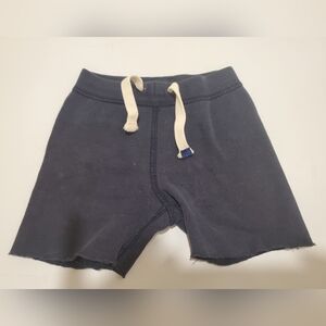 GAP 12-18 Month Navy Blue Kids Shorts with Cream Drawstring